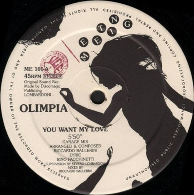 OLIMPIA - You Want My Love