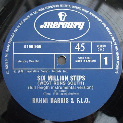 RAHNI HARRIS & F.L.O. - Six Million Steps (West Runs South)