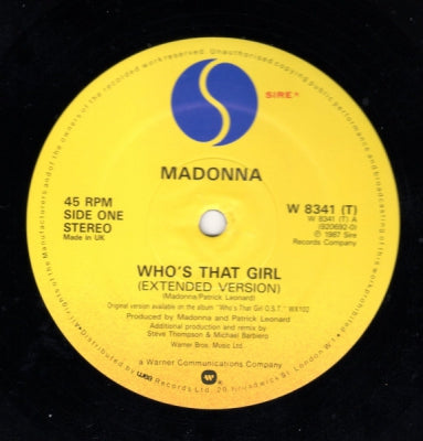 MADONNA - Who's That Girl
