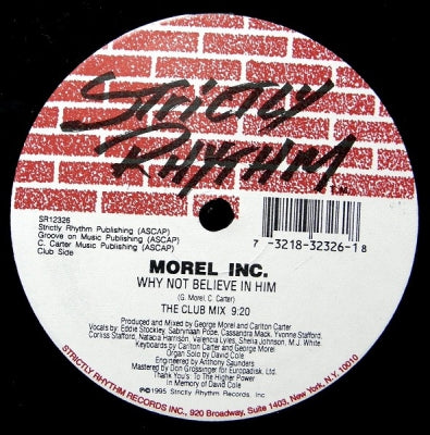 MOREL INC - Why Not Believe In Him