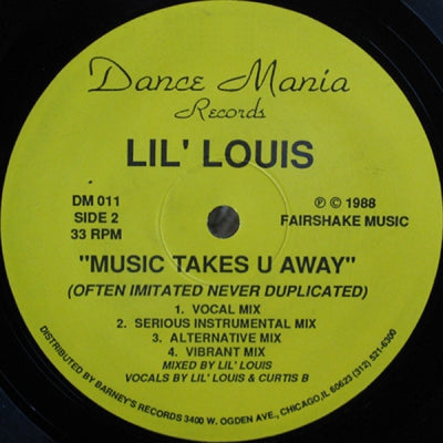 LIL LOUIS - The Original Video Clash / Music Takes U Away