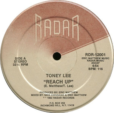 TONEY LEE - Reach Up