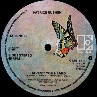 PATRICE RUSHEN - Haven't You Heard