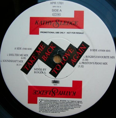 KATHY SLEDGE - Take Me Back To Love Again