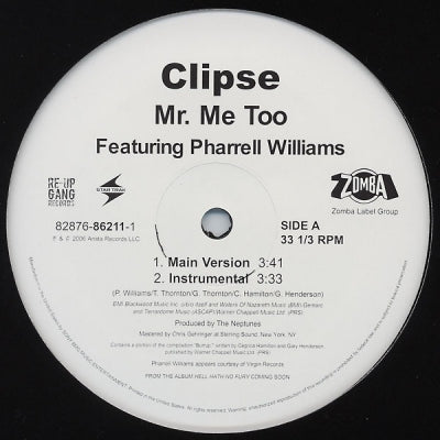 CLIPSE FEATURING PHARRELL WILLIAMS - Mr. Me Too