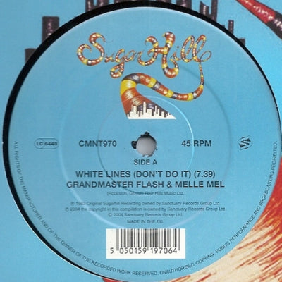 GRANDMASTER FLASH & THE FURIOUS FIVE - White Lines (Don't Do It) / Scorpio
