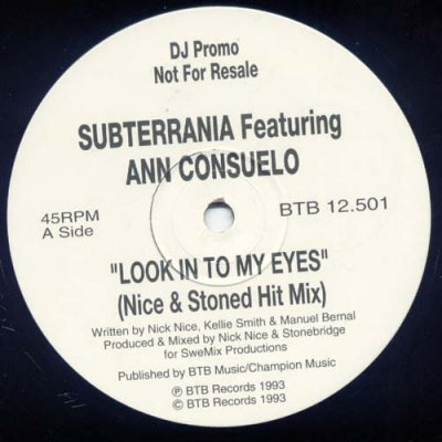 SUBTERRANIA feat. ANN CONSUELO - Look Into My Eyes