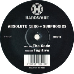 ABSOLUTE ZERO + SUBPHONICS - The Code / Fugitive