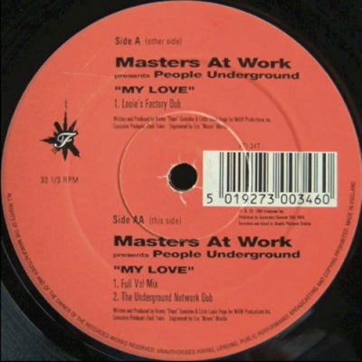 MASTERS AT WORK PRESENTS PEOPLE UNDERGROUND. - My Love