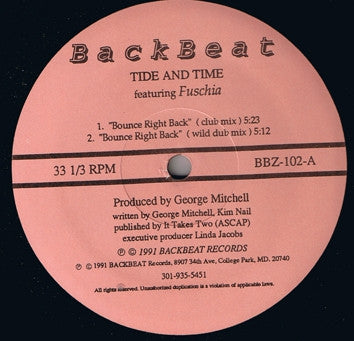 TIDE AND TIME - Bounce Right Back