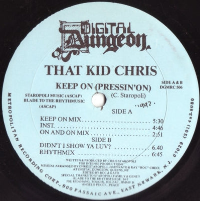THAT KID CHRIS - Keep On (Pressin On)
