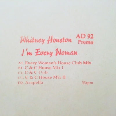 WHITNEY HOUSTON - I'm Every Woman