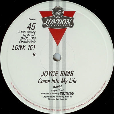 JOYCE SIMS - Come Into My Life