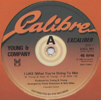 YOUNG & COMPANY - I Like (What You're Doing To Me)