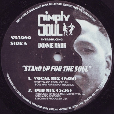 SIMPLY SOUL INTRODUCING DONNIE MARK - Stand Up For The Soul