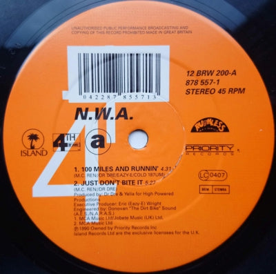 N.W.A. - 100 Miles And Runnin