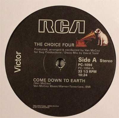 THE CHOICE FOUR / NEW YORK COMMUNITY CHOIR - Come Down To Earth / I'll Keep My Light in My Window