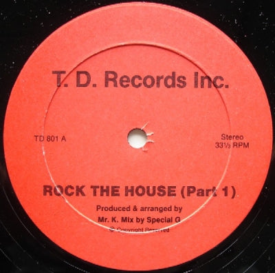 T.D. RECORDS INC - Rock The House Part 1