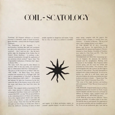 COIL - Scatology