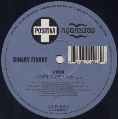 BINARY FINARY - 1998