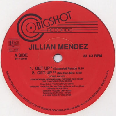 JILLIAN MENDEZ - Get Up
