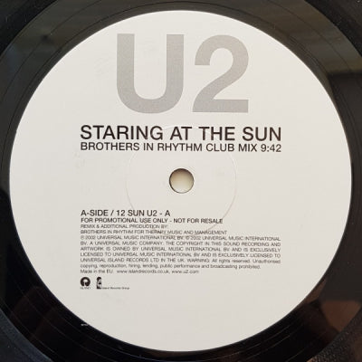 U2 - Staring At The Sun