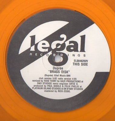 DUPREE - Brass Disk