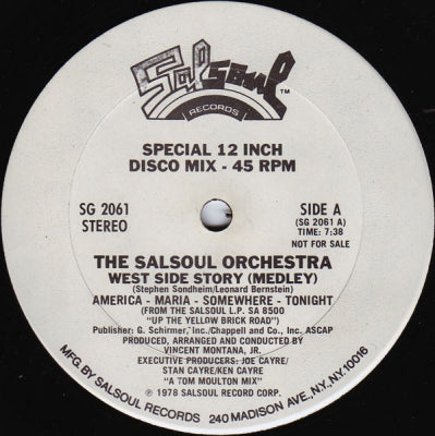 THE SALSOUL ORCHESTRA - West Side Story (Medley)