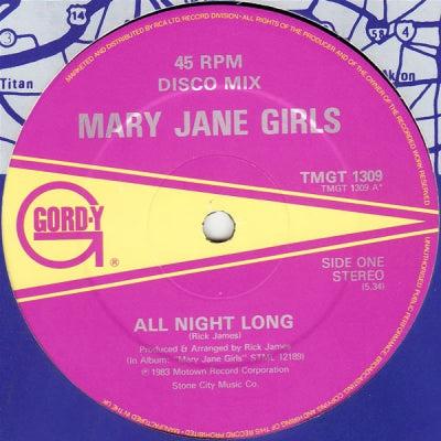 MARY JANE GIRLS - All Night Long / Musical Love