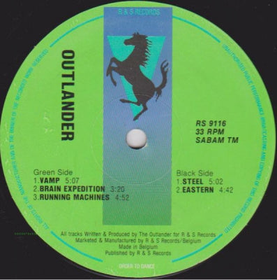 OUTLANDER - The Vamp / Brain X-pedition / Runnin Machines / Steel / Eastern Roads