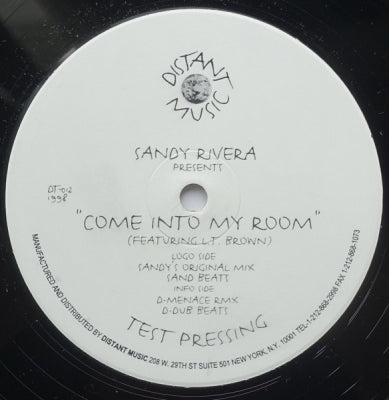 SANDY RIVERA - Come Into My Room