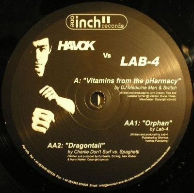 HAVOK VS LAB-4 - Vitamins From The Pharmacy / Orphan / Dragontail