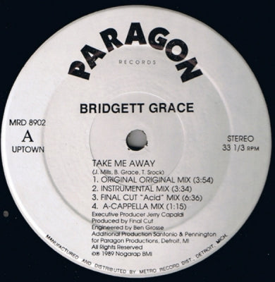 FINAL CUT WITH TRUE FAITH FEATURING BRIDGETT GRACE - Take Me Away