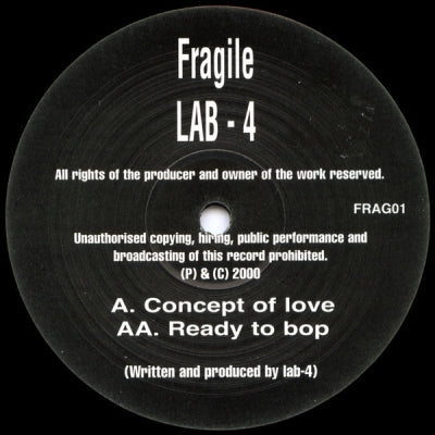 LAB - 4 - Concept Of Love / Ready To Bop