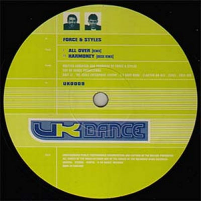 FORCE & STYLES - All Over / Harmoney (Remixes)