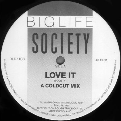 SOCIETY - Love It (Coldcut Remix)
