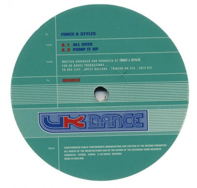 FORCE & STYLES - All Over / Pump It Up