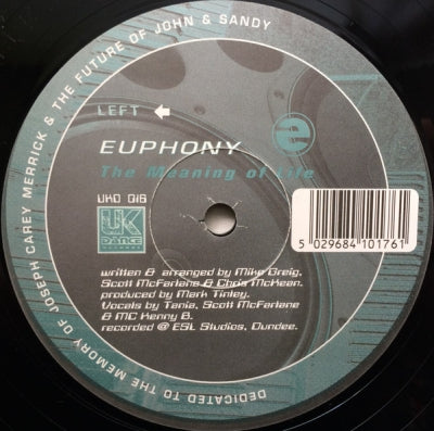 EUPHONY - The Meaning Of Life / Dancing In The Rain