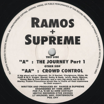 RAMOS + SUPREME - The Journey Part 1 / Crowd Control