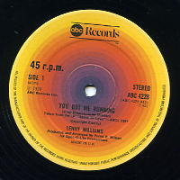 LENNY WILLIAMS - You Got Me Running / Come Reap My Love