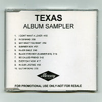 TEXAS - Best Of Album Sampler