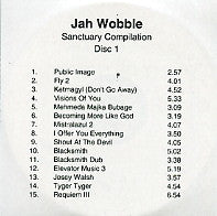 JAH WOBBLE - Sanctuary Compilation