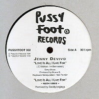 JENNY DEVIVO / DADDYLONGLEGS - Love Is All I Live For