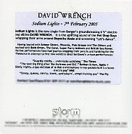 DAVID WRENCH - Sodium Lights