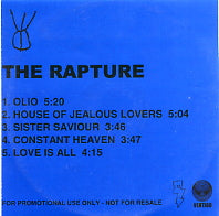 THE RAPTURE - Album Sampler