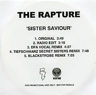 THE RAPTURE - Sister Saviour