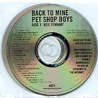 PET SHOP BOYS - Back To Mine