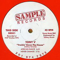 TONY V - Trackin' Down The House