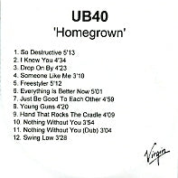 UB40 - Homegrown