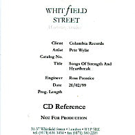 PETE WYLIE - Songs Of Strength & Heartbreak
